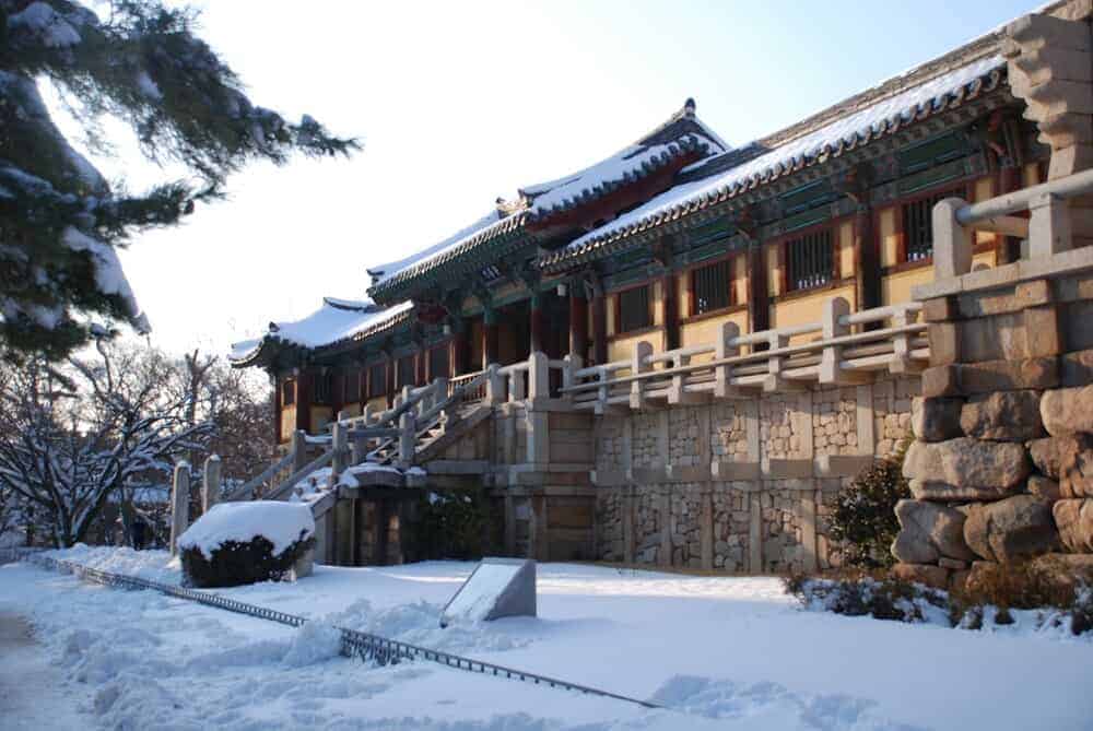 UNESCO world heritage sites in south korea Seokguram Grotto and Bulguksa Temple