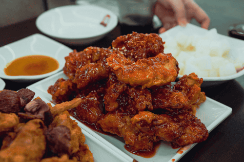 Suwon chicken street