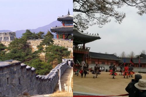 Tour di un giorno alla fortezza Viator Suwon Hwaseong e al villaggio folcloristico coreano da Seul