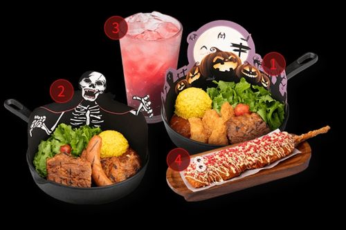 Halloween Menus at Everland Blood City