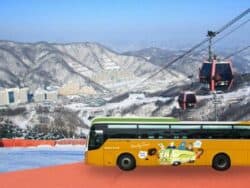 Seoul Bus Antar-Jemput Resor Ski Taman Vivaldi