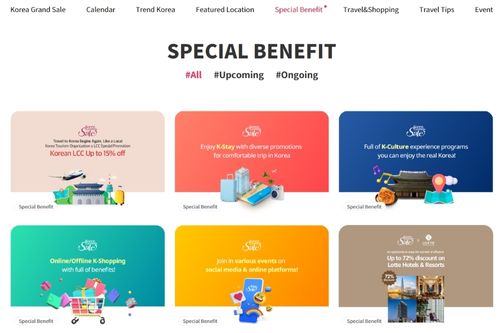Korea Grand Sale Benefits