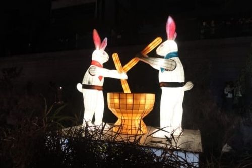Rabbits in a Korean fairy tale - Seoul Lantern Festival