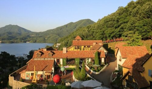 Tour delle vicinanze di Seul 4 in 1: Isola di Nami + Petite France + Rail Park + Giardino della calma mattutina