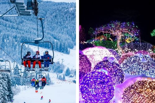 Tur 1 Hari Festival Cahaya Tenang Pagi di Resor Ski Elysian Gangchon