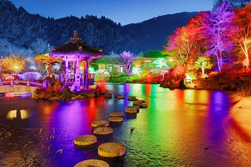 Garden of Morning Calm Lighting Festival 1
