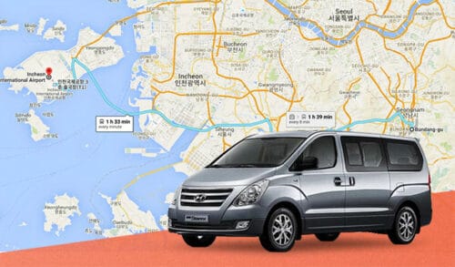 Bandara Incheon/Gimpo ↔ Suwon/Pyeongtaek/Bundang/Goyang/Hanam/Hwaseong/Dongtan/Gunsan (Kunsan) Van Transfer - Taksi Bandara (24/7)