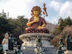 The small but beautiful Beomeosa Temple in Busan