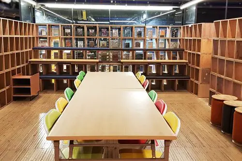 A picture of Book Park in Seoul, South Korea.