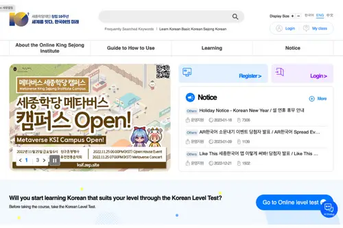 Kursus King Sejong Institute - hadiah online yang luar biasa untuk teman yang terobsesi dengan Korea