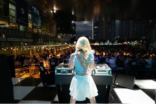 DJing at the Beer Fest Gwangju