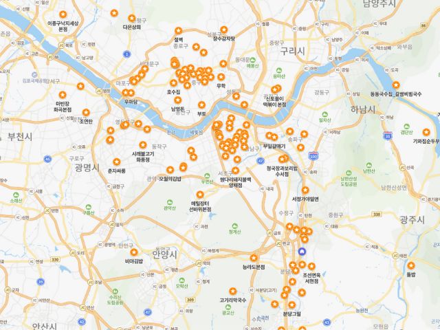 Essenziale Google Maps e Naver Map