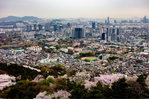 Seoul View from N Seoul Tower