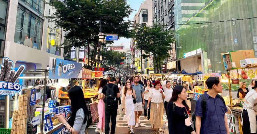 Guida al mercato notturno di Myeongdong