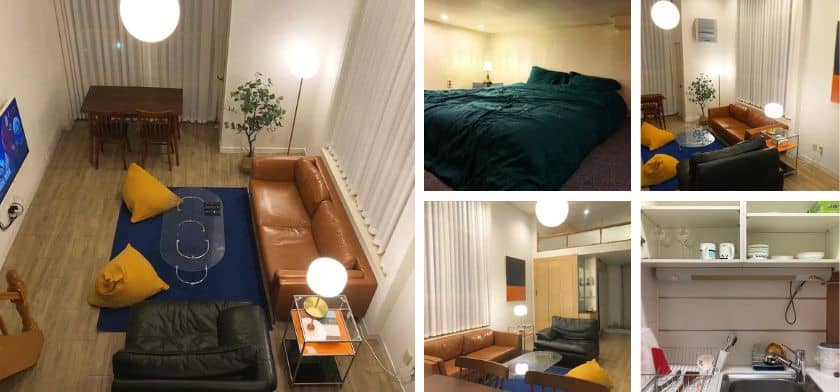 Gangnam Airbnb dupleks yang luas