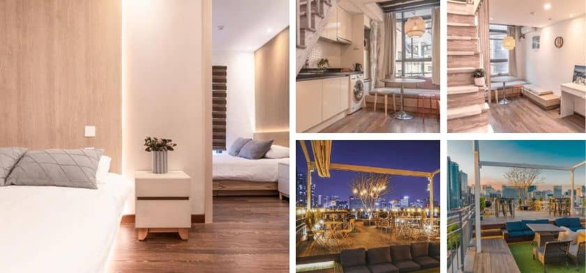 Airbnb ลอฟท์ที่ทันสมัยและกว้างขวางในเมียงดง