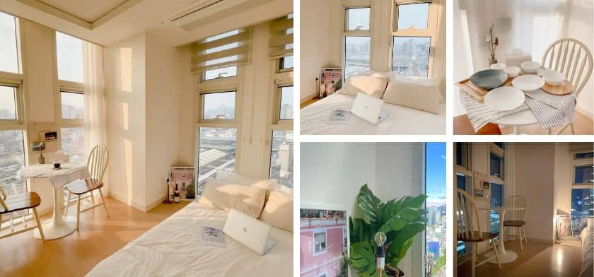 A centrally located flat in myeongdong