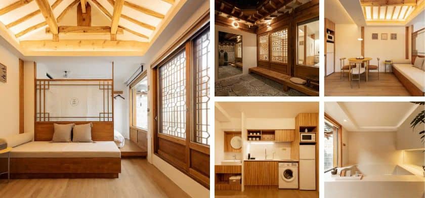 A traditional yet modern Hanok airbnbs in myeongdong