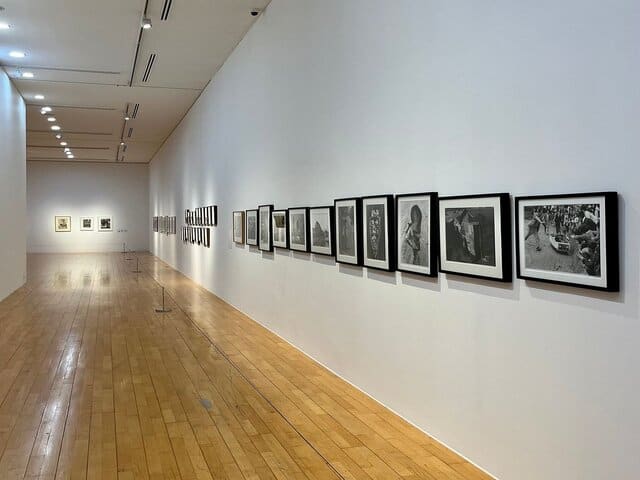 A picture of some artworks inside of Busan Museum of Art in Busan, South Korea.