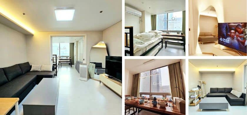 หนึ่งห้องนอนที่ตั้งอยู่ใจกลางเมืองในกังนัม