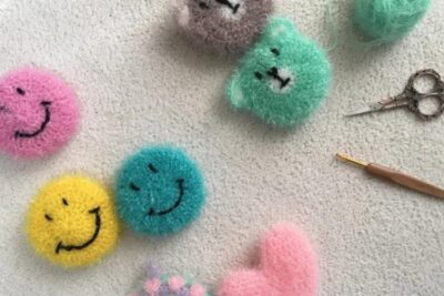 Aula de confecção de pratos K-Crochet Scrubby
