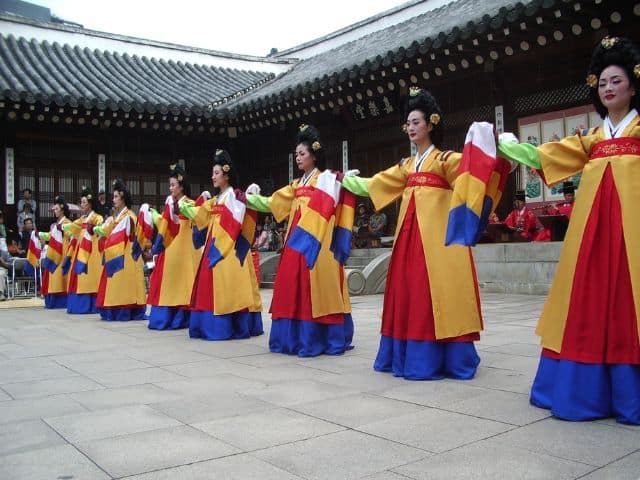 A traditional Korean festival