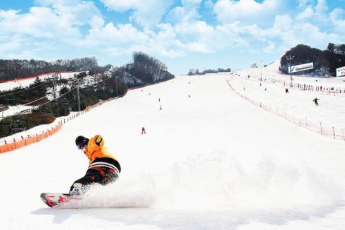 ทัวร์เรียนรู้การเล่นสกีที่ Vivaldi Park Ski Resort หนึ่งวัน