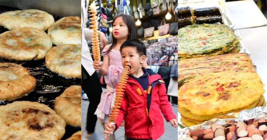 korean street foods in namdaemun market