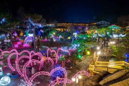 Festival dell'illuminazione dell'isola delle erbe di Pocheon