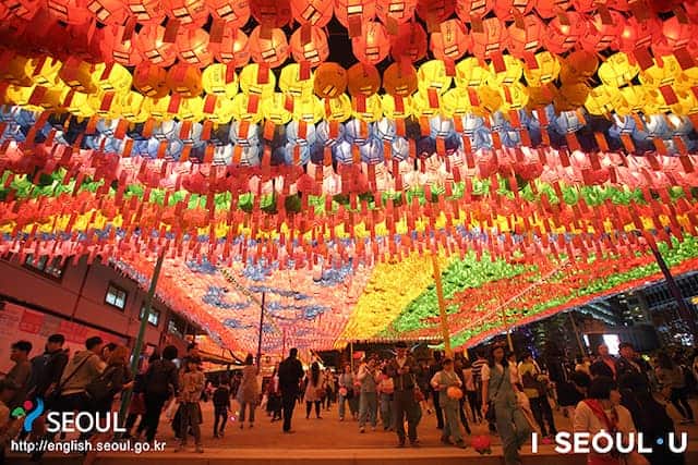 Lotus Lantern Festival in Seoul