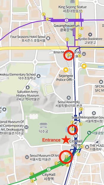 how to get to Deoksugung palace