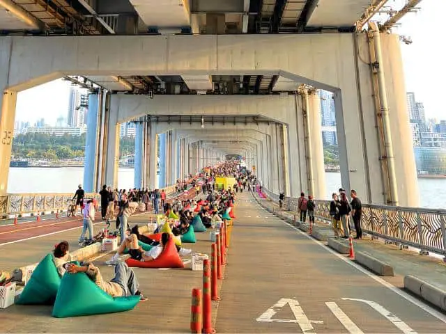 Car-free-Ttubuck-Ttubuck- Jamsugyo bridge Festival