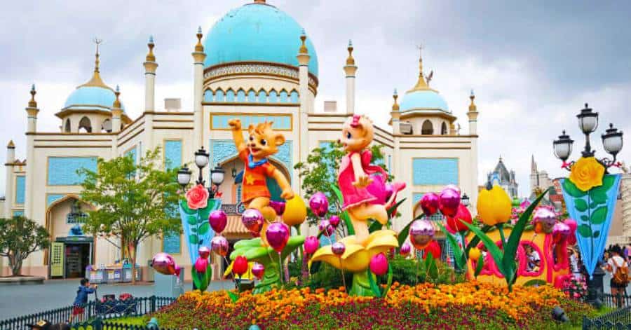 Everland Theme Park in Korea