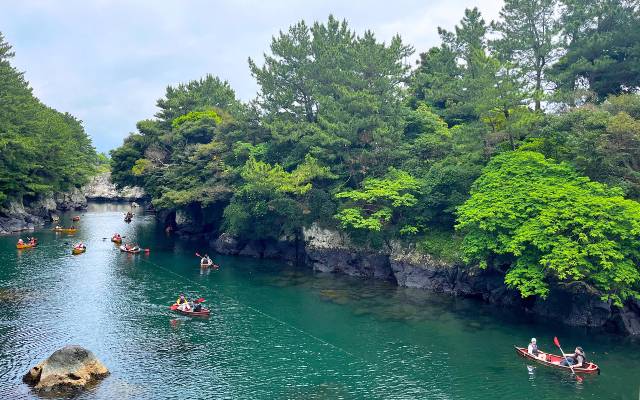 jeju 쇠소깍 kayak
