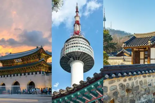 Gyeongbokgung Palace, Namsan Hanok Village & N Seoul Tower Day Tour