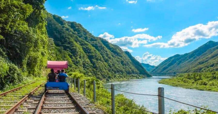 Gangchon-rail-bike