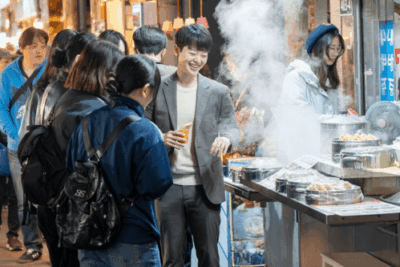 Gwangjang market vegan food tour