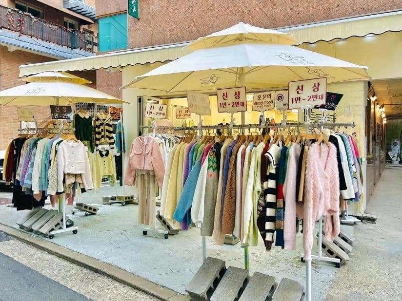 Shop Street Fashion in Hongdae