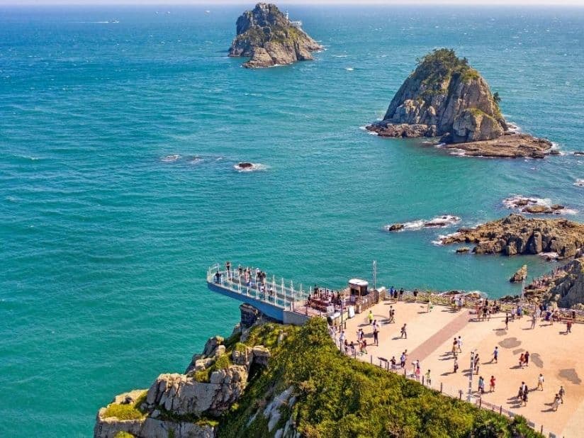 Walk Above the Waves at Oryukdo Skywalk