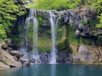 Chase Seogwipou2019s Waterfalls: Jeongbang & Cheonjiyeon