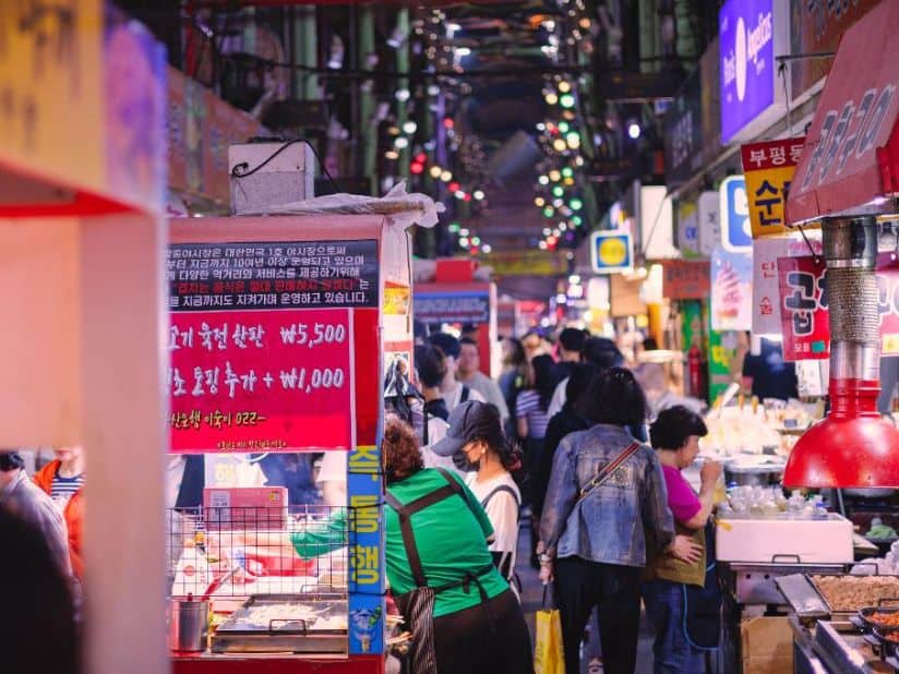 Shop Street Snacks at Bupyeong Kkangtong Market