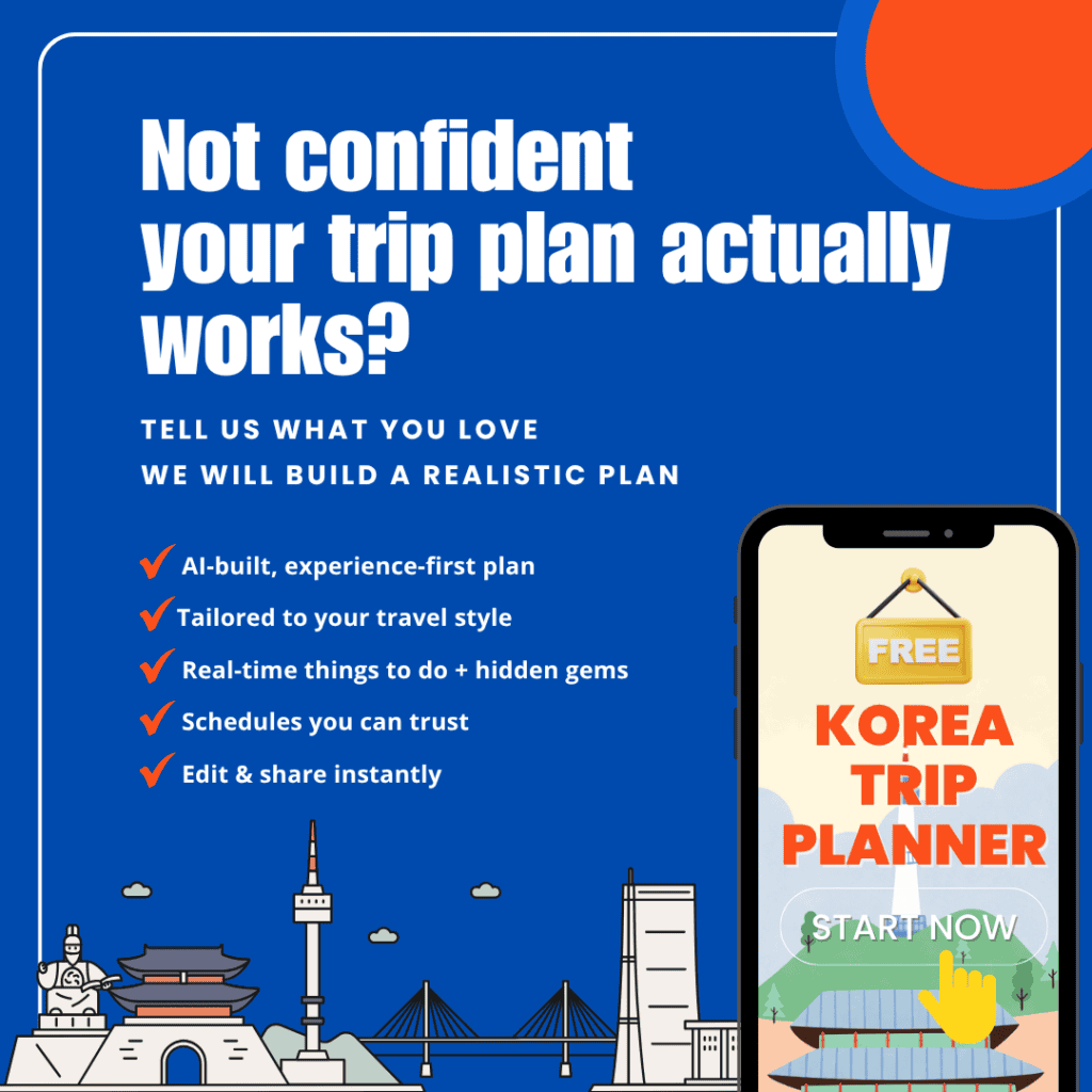 Korea Trip Planner