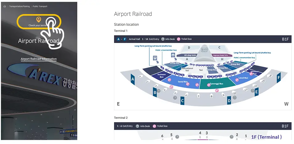 Incheon Airport Terminal Check