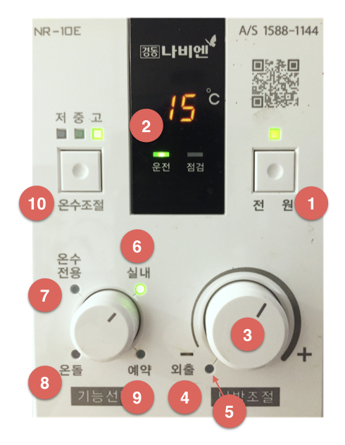 Navien Floor heating system controller NR-10E