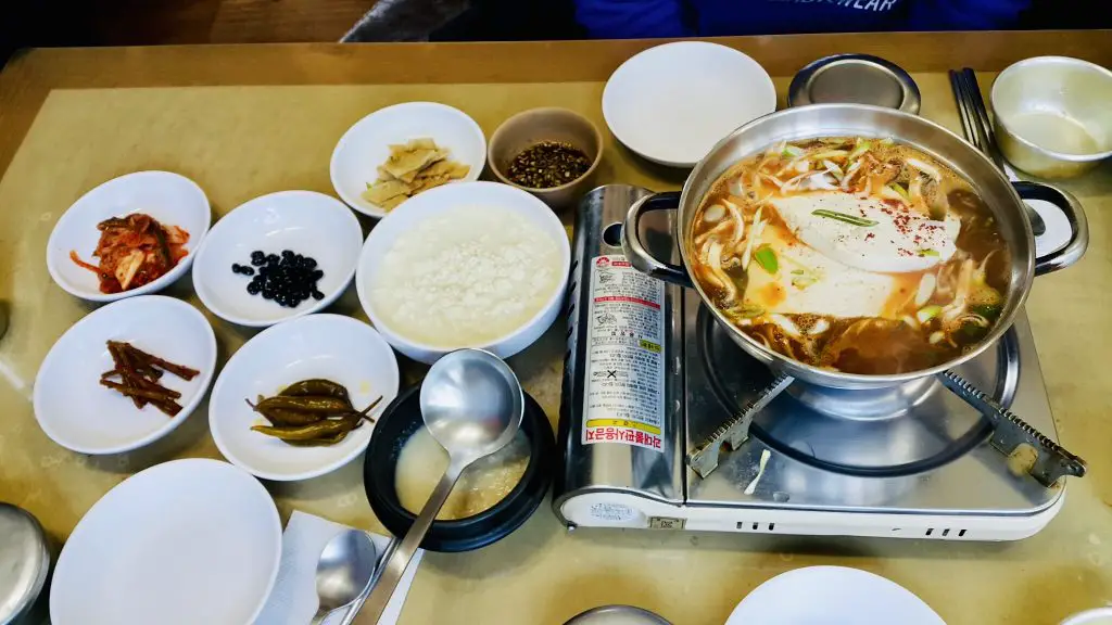 Sundubu in Gangneung